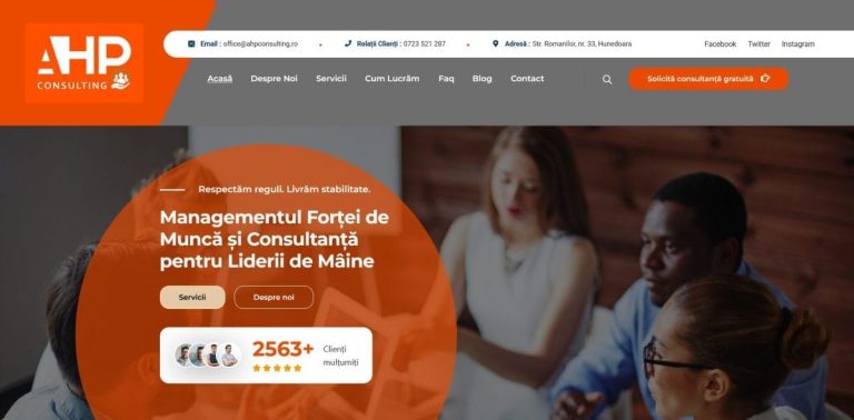 AHP Consulting – Soluții de Consultanță Business Performantă AHP Consulting