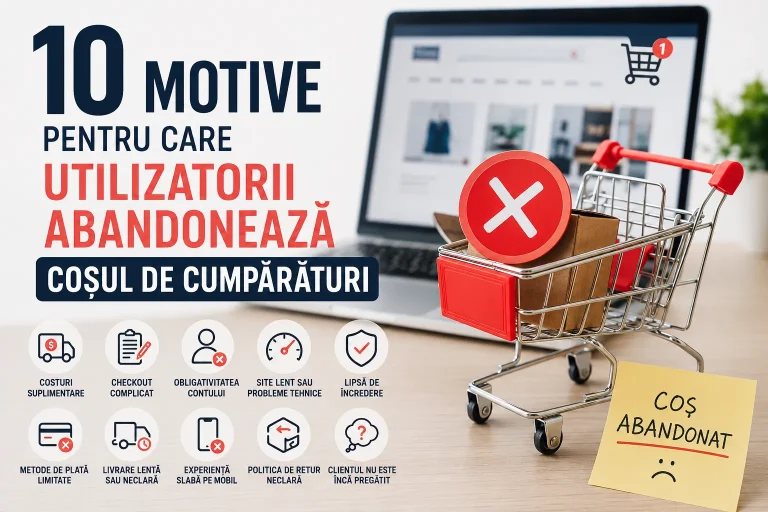 Utilizatorii abandonează coșul de cumpărături: 10 motive și soluții pentru magazinele online utilizatorii abandonează coșul de cumpărături